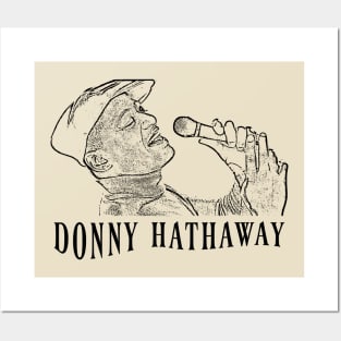 donny hathaway // black // Retro Posters and Art